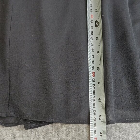 BCBGeneration Skirt Womens 10 Black 1/2 Lined Midi Sheer Lace Fairy Whimsigoth - Picture 6 of 16